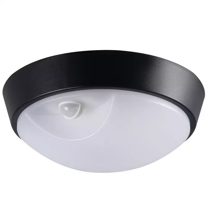 Plafon CHIR LED 14W 66306 Z CZUJNIKIEM RUCHU BLACK IP65 PL1,2