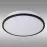 Plafon LATUR LED 16W 66330 BLACK PL1