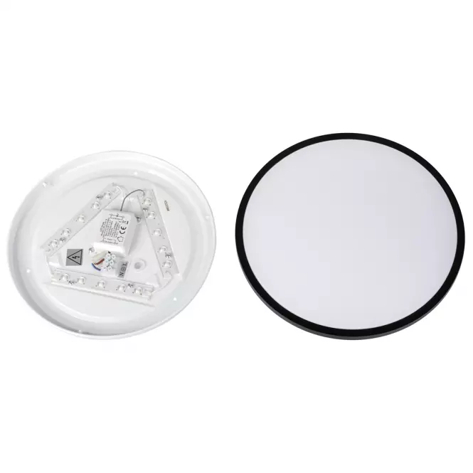 Plafon LATUR LED 16W 66330 BLACK PL1