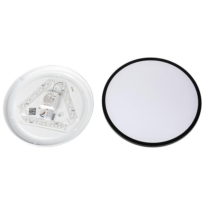 Plafon LATUR LED 16W 66330 BLACK PL1