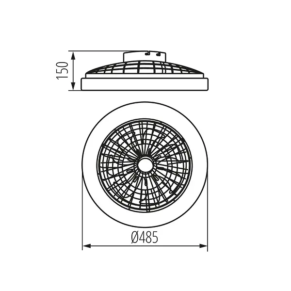Lámpatermesztő ISAFI LED 66299 BLACK PL1