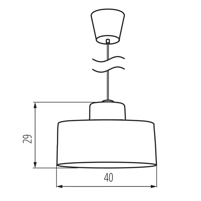 Lampa AFIRRO 01 66377 PAPIER LW1
