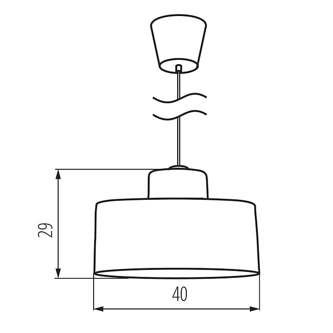 Lampa AFIRRO 01 66377 PAPIER LW1