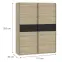 Szekrény Berno 150 jackson hickory/antracyt,2