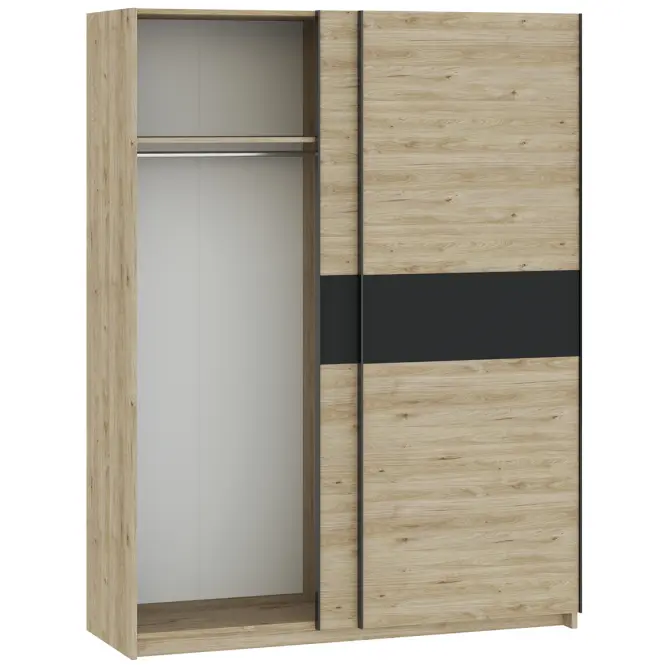 Szekrény Berno 150 jackson hickory/antracyt