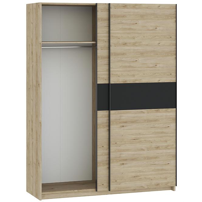 Szekrény Berno 150 jackson hickory/antracyt,3