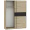Szekrény Berno 150 jackson hickory/antracyt,3