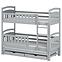 Ágy Blanka 90x200 grey