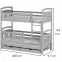Ágy Blanka 90x200 grey,2