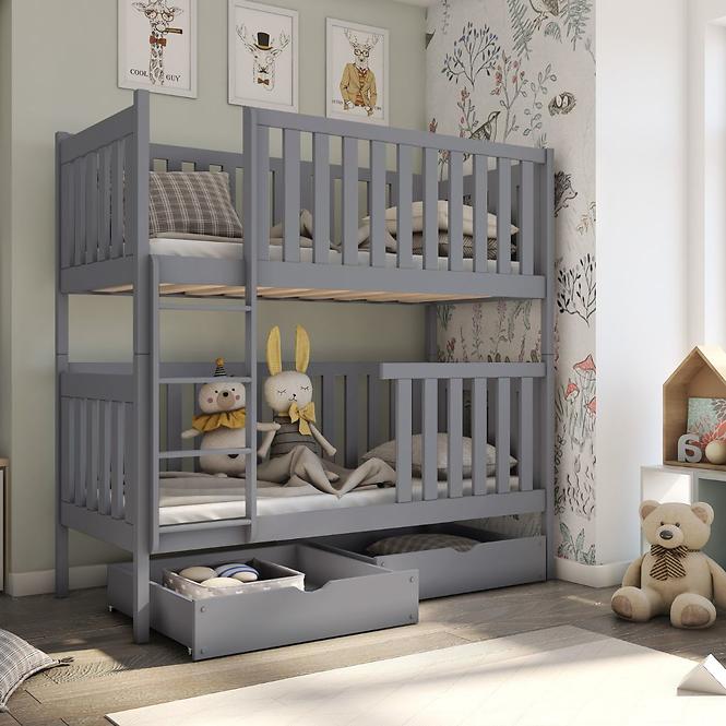 Ágy Dawid 80x160 grey