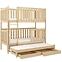 Ágy Emilka 90x200 pine