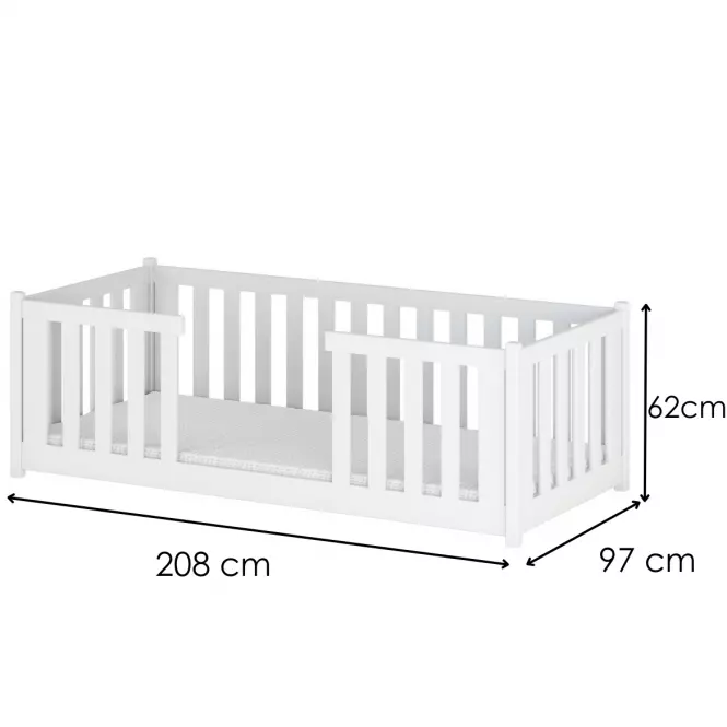 Ágy Fero 90x200 white