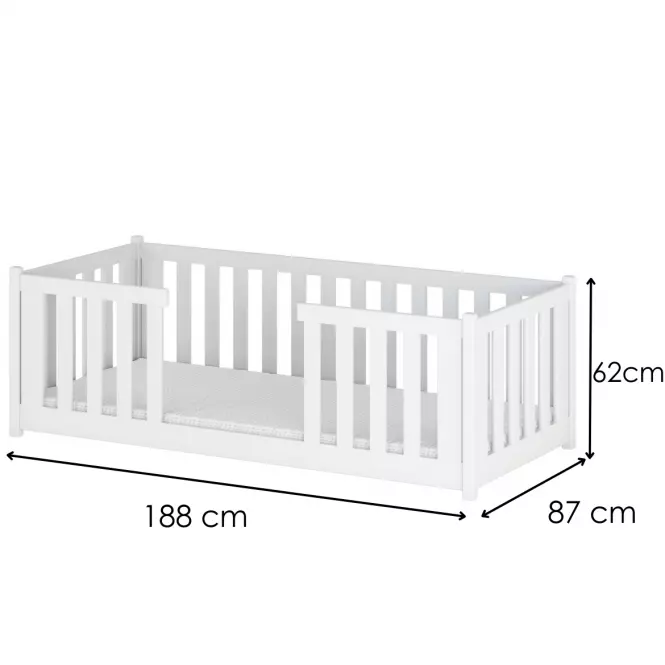 Ágy Fero 80x180 white