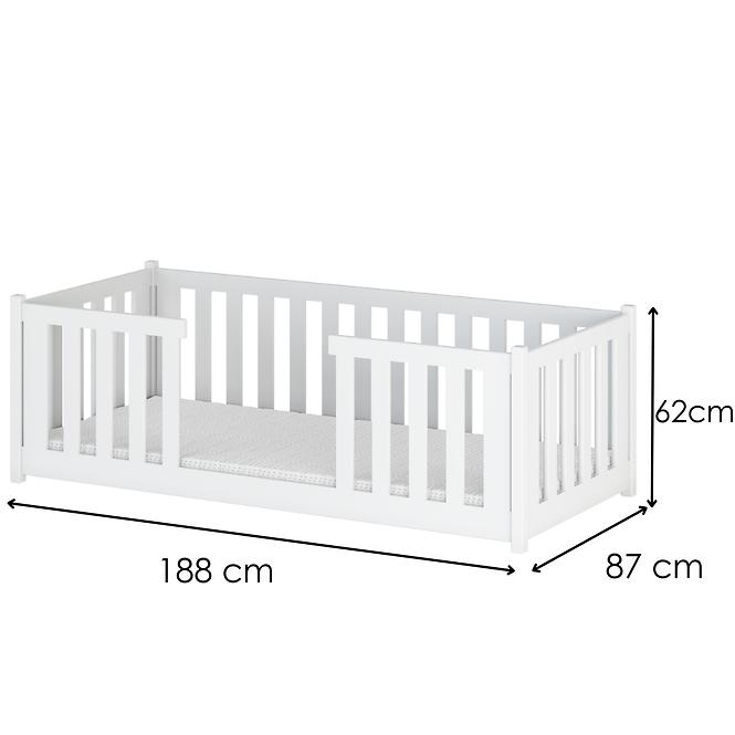 Ágy Fero 80x180 white