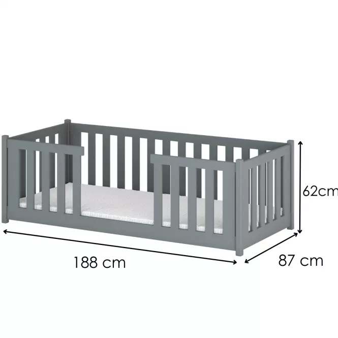 Ágy Fero 80x180 grey