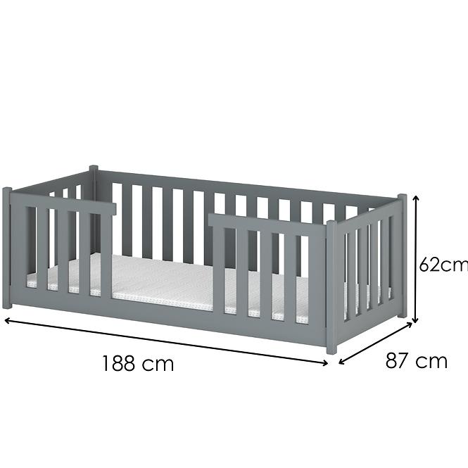 Ágy Fero 80x180 grey