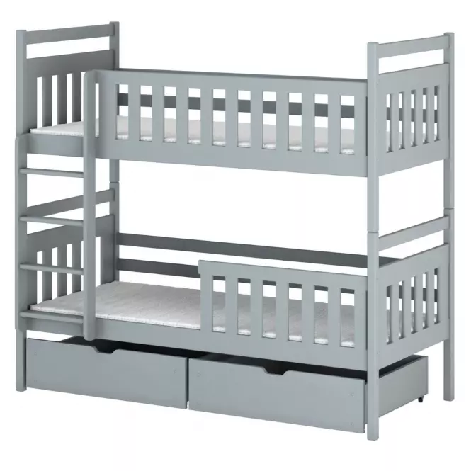 Ágy Monika 90x200 grey