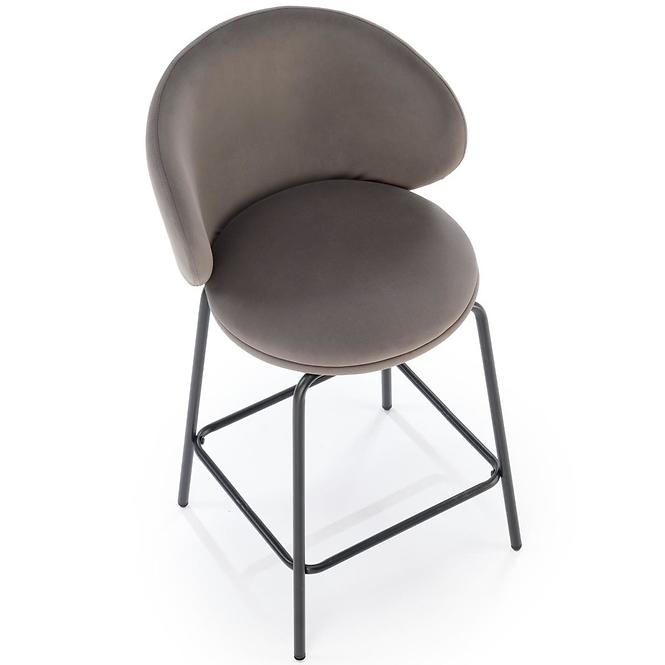 Bárszék H121 szürke/fekete