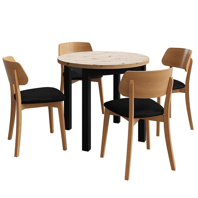 Szék Madi artisan/fekete