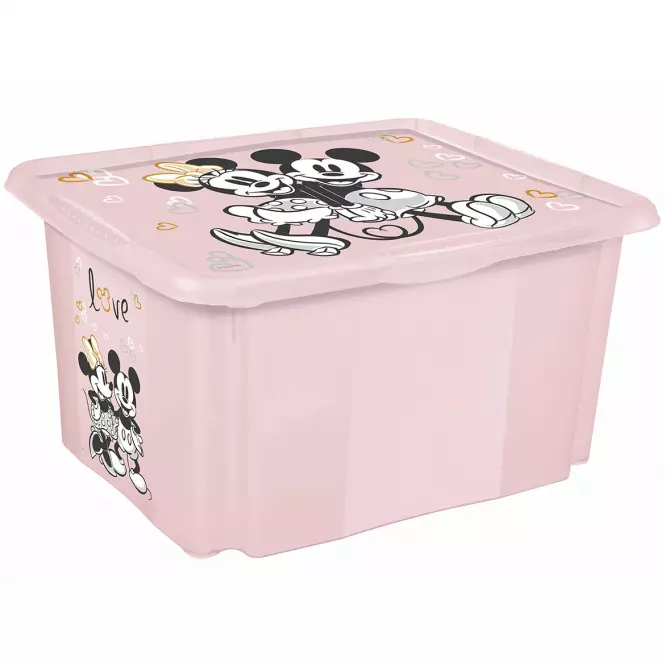 Forgó doboz fedővel 30l minnie