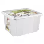 Forgó doboz fedővel 45l