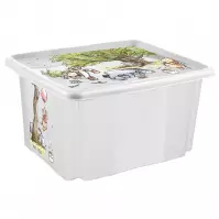 Forgó doboz fedővel 45l