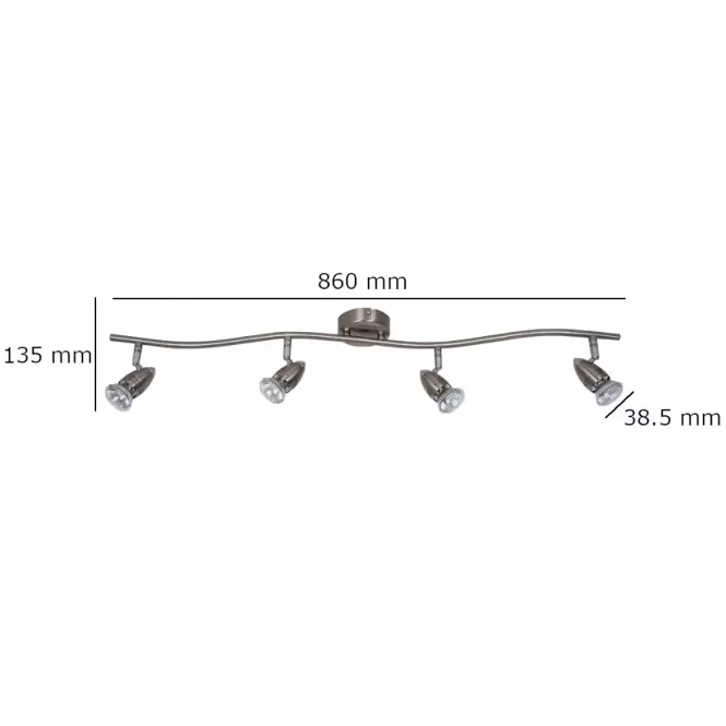 LÁMPA MAG GU1016A-4S LS4