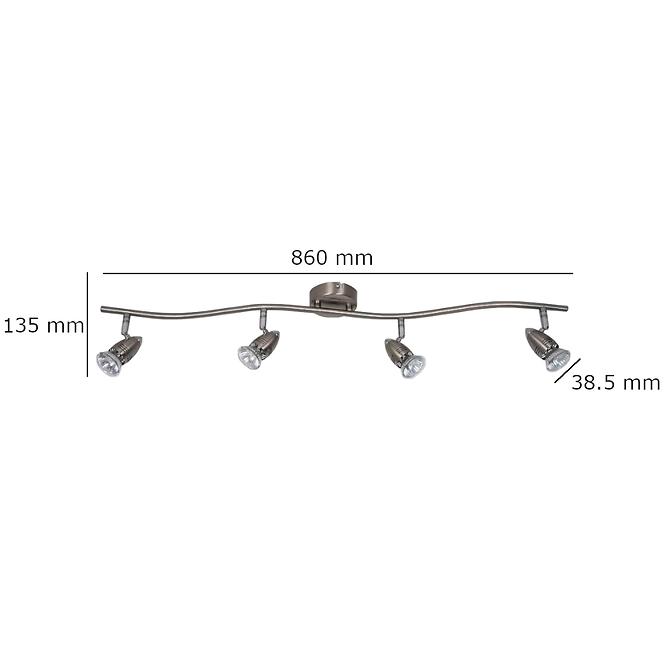LÁMPA MAG GU1016A-4S LS4