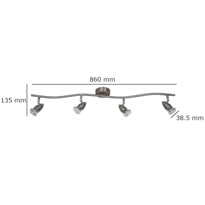 LÁMPA MAG GU1016A-4S LS4,7