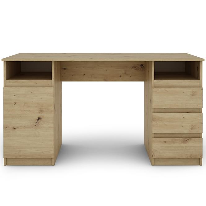 Íróasztal Hugo BR 1D 3S artisan,2