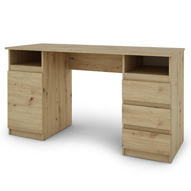 Íróasztal Hugo BR 1D 3S artisan,3