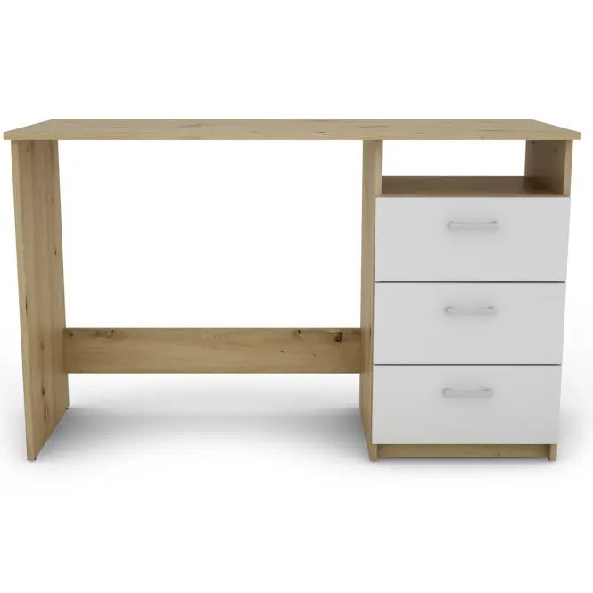 Íróasztal Ernesto artisan/fehér,2