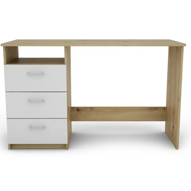 Íróasztal Ernesto artisan/fehér,4