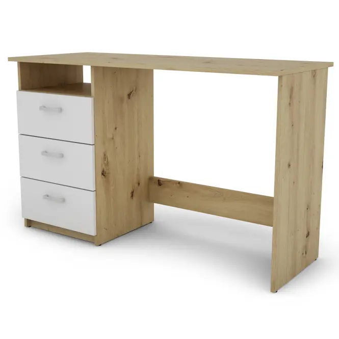 Íróasztal Ernesto artisan/fehér,6