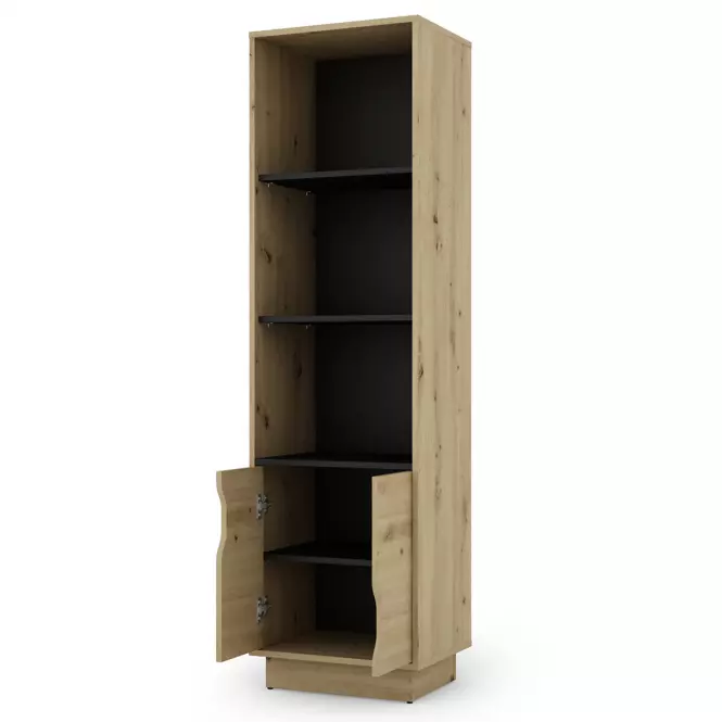 Regál Cesar 2 artisan/fekete,4