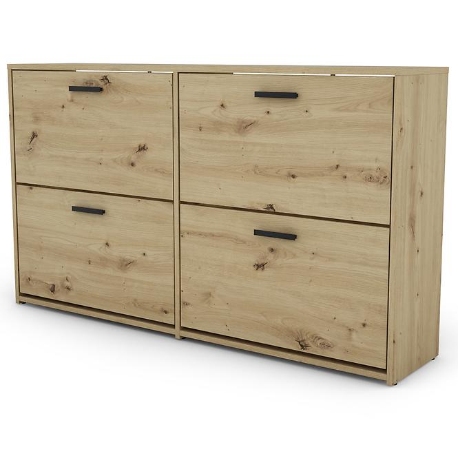 Cipősszekrény Casper 2+2 artisan