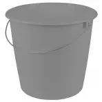 Vödör fém fogantyúval 10l szürke 28,5x26130
