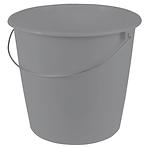 Vödör fém fogantyúval 10l szürke 28,5x26130