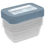 5 edényes készlet Egyenes. Kék címkével 15,5x10,5x6 0,5l 680