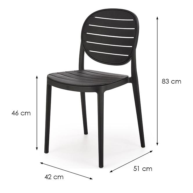 Szék K529 fekete