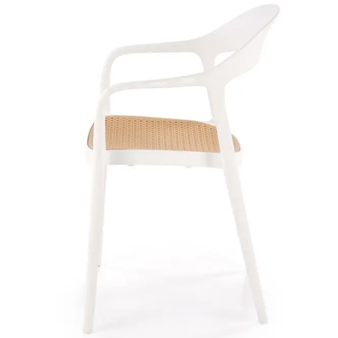 Szék K530 fehér/természetes,6