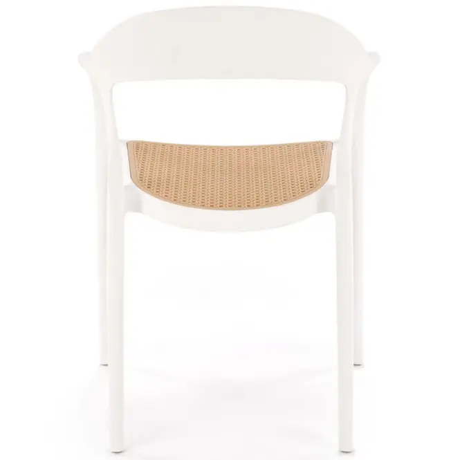 Szék K530 fehér/természetes,8