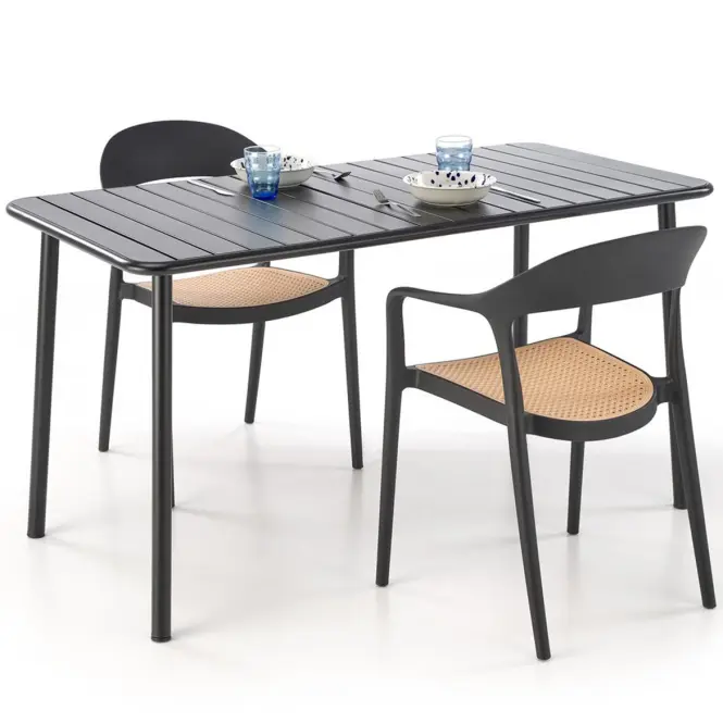 Szék K530 fekete/természetes