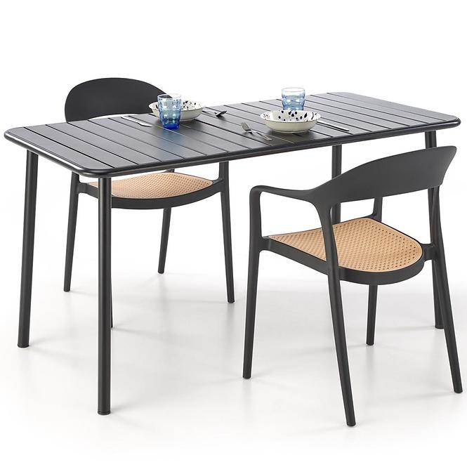Szék K530 fekete/természetes