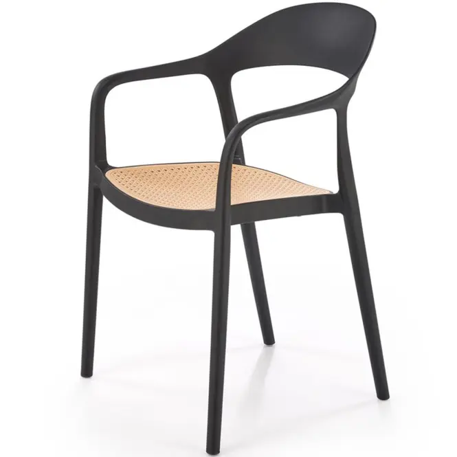 Szék K530 fekete/természetes,4