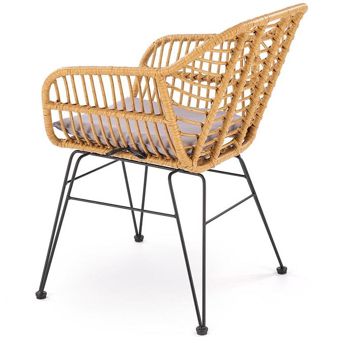 Szék K541 szürke/természetes