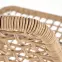 Szék K457 rattan barna/fekete,2