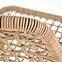 Szék K457 rattan barna/fekete,2