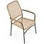 Szék K457 rattan barna/fekete,3