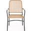 Szék K457 rattan barna/fekete,7